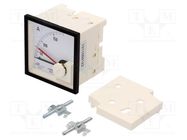 Ammeter; on panel; I AC: 0÷150A; Class: 3; 300V; BA27; 72x72x64mm LUMEL