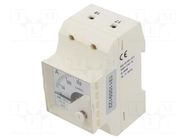 Ammeter; for DIN rail mounting; I AC: 0÷150A; True RMS; Class: 1.5 LUMEL