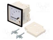 Ammeter; on panel; I DC: 0÷40A; Class: 1.5; Length: 61mm; 600V; MA17 LUMEL