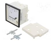 Ammeter; on panel; I DC: 0÷50A; Class: 1.5; Length: 61mm; 600V; MA17 LUMEL