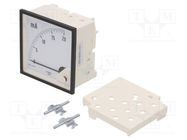 Ammeter; on panel; I DC: 0÷20mA; Class: 1.5; Length: 95mm; 600V; MA19 LUMEL