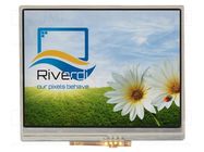 Display: TFT; 3.5"; 320x240; Illumin: LED; Dim: 76.9x63.9x7.65mm Riverdi