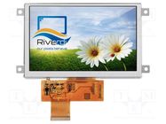 Display: TFT; 5"; 800x480; Illumin: LED; Dim: 121.5x76.6x3.4mm Riverdi