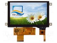 Display: TFT; 5"; 800x480; Illumin: LED; Dim: 120.3x75.4x1.9mm Riverdi