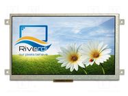 Display: TFT; 7"; 800x480; Illumin: LED; Dim: 165.6x100.6x12mm Riverdi