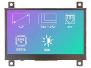 Display: TFT; 4.3"; 480x272; Illumin: LED; Dim: 106.3x68x6.85mm Riverdi