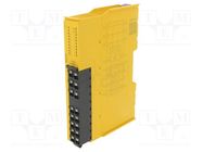 Module: safety relay; 24VDC; for DIN rail mounting; ReLy; IP20 SICK