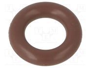 O-ring gasket; FPM; Thk: 2mm; Øint: 5mm; brown; -20÷200°C ORING USZCZELNIENIA TECHNICZNE