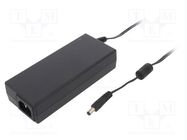 Power supply: switching; 12VDC; 10A; Out: 5,5/2,1; 120W; 90÷264VAC ESPE