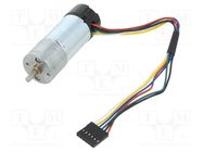 Motor: DC; with encoder,with gearbox; LP; 6VDC; 2.4A; 290rpm POLOLU