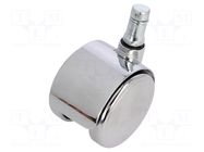 Spare part: furniture wheel; ESD; metal; Application: for chair RT WORK