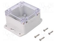 Enclosure: multipurpose; X: 80mm; Y: 82mm; Z: 55mm; with fixing lugs GAINTA