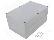 Enclosure: multipurpose; X: 160mm; Y: 240mm; Z: 120mm; ABS; IP68 GAINTA