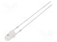 LED; 3mm; yellow; candle light effect; 4200÷5800mcd; 30°; 2.5÷5V OPTOSUPPLY