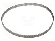 Timing belt; T2.5; W: 10mm; H: 1.3mm; Lw: 230mm; Tooth height: 0.7mm OPTIBELT