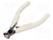 Pliers; end,cutting,oblique; ESD; polished head; 108mm 