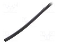 Pneumatic tubing; -0.95÷19bar; PAN; Tube in.diam: 4mm; black 