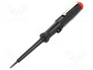 Voltage tester; insulated; slot; SL 3; Blade length: 60mm; 250VAC WIHA