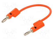 Test lead; 60VDC; 30VAC; 15A; Len: 0.102m; orange; B 