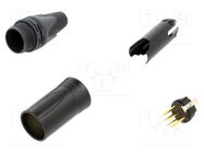 Connector: XLR; plug; male; PIN: 7; straight; for cable; soldering NEUTRIK