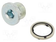 Protection cap; zinc plated steel; Thread: G 3/8"; 12.5Nm FESTO