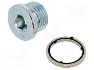 Protection cap; zinc plated steel; Thread: G 1/2"; 14Nm FESTO