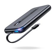 Joyroom Linglong powerbank 10000mAh 20W Power Delivery Quick Charge USB / USB Type C / built-in USB Type C cable black (JR-L001 black), Joyroom