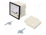 Ammeter; on panel; I DC: 0÷50mA; Class: 1.5; Length: 61mm; 600V; MA17 LUMEL