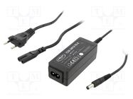 Power supply: switching; 12VDC; 2A; Out: 5,5/2,5; 24W; 90÷264VAC CELLEVIA POWER