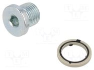 Protection cap; zinc plated steel; Thread: G 1/4"; 11Nm FESTO