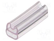 Markers; Marking: empty; 1.5÷2.5mm; PVC; transparent; -40÷80°C 