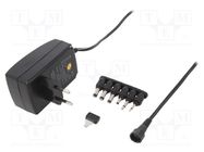 Power supply: switching; mains,universal,plug-in; 3VDC,; 2.25A MINWA ELECTRONICS