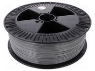 Filament: PET-G; Ø: 1.75mm; grey; 220÷250°C; 2kg DEVIL DESIGN