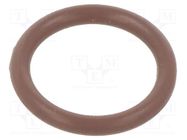 O-ring gasket; FPM; Thk: 2mm; Øint: 12mm; brown; -20÷200°C ORING USZCZELNIENIA TECHNICZNE