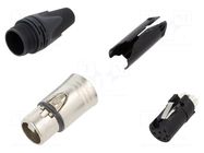 Connector: XLR; plug; female; XX; 5A; PIN: 7; straight; for cable NEUTRIK