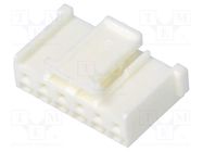 connector 2.5 W/B REC HSG POS LOCK 511030600 MOLEX