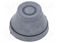 Grommet; with bulkhead; Ømount.hole: 29mm; EPDM; grey SCHNEIDER ELECTRIC