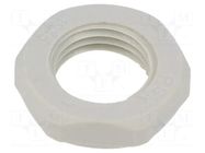 Nut; Thread: PG; polyamide; PMAFIX MN; grey; 19mm; Thread: PG7 PMA