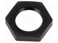 Nut; Thread: metric; polyamide; PMAFIX MN; -40÷105°C; black; 22mm PMA