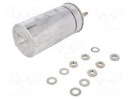 Capacitor: polypropylene; 22uF; Leads: M10 screws; ESR: 2.7mΩ; ±10% KEMET