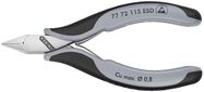 KNIPEX 77 72 115 ESD Electronics Diagonal Cutters ESD with box joint with multi-component grips 115 mm