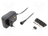 Power supply: switching; mains,universal,plug-in; 3VDC,; 1.5A MINWA ELECTRONICS