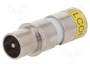 Connector: coaxial 9.5mm (IEC 169-2); plug; male; RG6; CX3 CABELCON