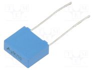 Capacitor: polyester; 0.1uF; 160VAC; 250VDC; 7.5mm; ±10%; -55÷125°C EPCOS