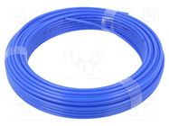 Pneumatic tubing; max.27bar; L: 25m; polyamide 6; Economy; blue PNEUMAT