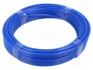 Pneumatic tubing; max.9bar; L: 25m; polyetylene; Economy; blue PNEUMAT