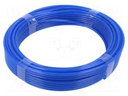 Pneumatic tubing; max.9bar; L: 25m; polyetylene; Economy; blue PNEUMAT