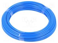 Pneumatic tubing; max.11bar; L: 25m; polyurethane; Economy; blue PNEUMAT