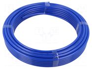 Pneumatic tubing; max.6bar; L: 25m; polyetylene; Flowmatik; blue PNEUMAT