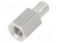 Screwed spacer sleeve; 10mm; Int.thread: M5; Ext.thread: M5 DREMEC